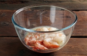 Preparazione Bobó de camarão - Fase 1