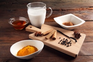 Preparazione Golden milk  - Fase 1