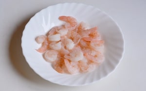 Preparazione Lasagne verdi con vongole, gamberi e bacon - Fase 1