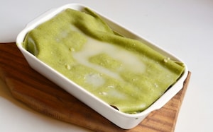 Preparazione Lasagne verdi con vongole, gamberi e bacon - Fase 4