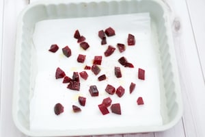 Preparazione Risotto alla barbabietola rossa e robiola - Fase 1