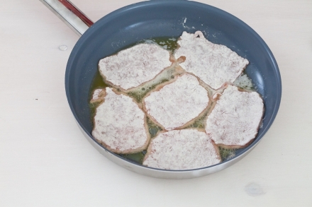 Preparazione Scaloppine al Marsala - Fase 2 Preparazione Scaloppine al Marsala - Fase 2