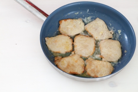 Preparazione Scaloppine al Marsala - Fase 2 Preparazione Scaloppine al Marsala - Fase 2