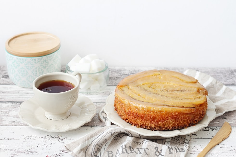 Torta rovesciata alle banane ricetta