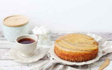 Torta rovesciata alle banane