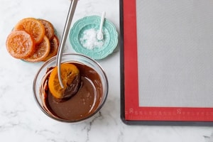 Preparazione Arance candite al cioccolato - Fase 5