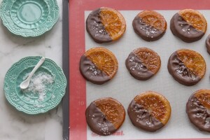 Preparazione Arance candite al cioccolato - Fase 5