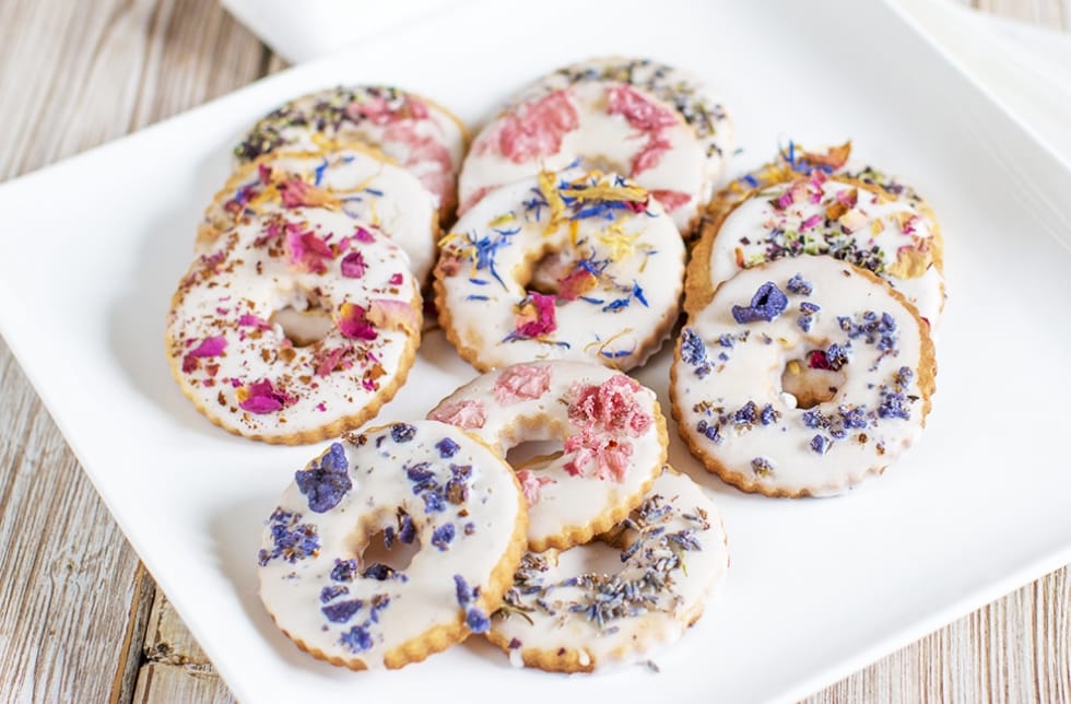 Biscotti ai fiori ricetta