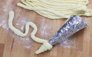 Preparazione Coni di pizza - Fase 6