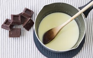 Preparazione Crostata con ganache al cioccolato e crema al mascarpone  - Fase 3