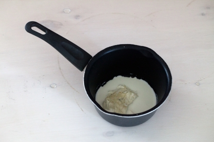 Preparazione Lasagna al cioccolato  - Fase 3 Preparazione Lasagna al cioccolato  - Fase 3