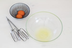 Preparazione Nuvole di uova e bacon - Fase 1