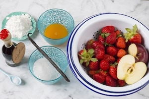 Preparazione Torta alle fragole e aceto balsamico - Fase 2
