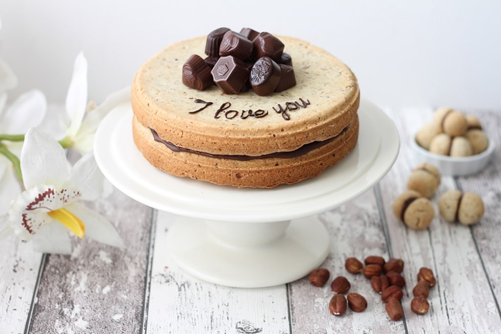 Torta bacio di dama ricetta