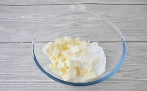 Preparazione Torta bacio di dama - Fase 1