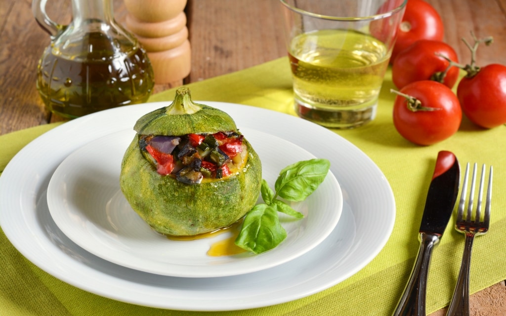 Ricetta Zucchine Tonde Ripiene Vegetariane Cucchiaio D Argento