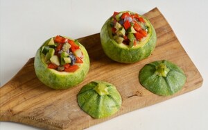 Preparazione Zucchine tonde ripiene - Fase 3