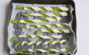Preparazione Asparagi in sfoglia - Fase 1