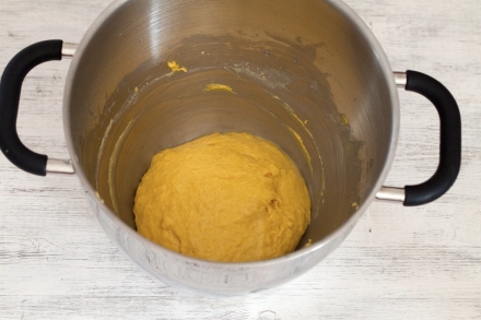 Preparazione Brioche variegata al cacao - Fase 2 Preparazione Brioche variegata al cacao - Fase 2
