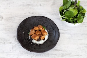 Preparazione Burger di riso e pollo in salsa di soia - Fase 6