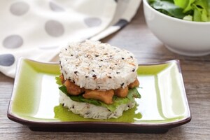 Preparazione Burger di riso e pollo in salsa di soia - Fase 6