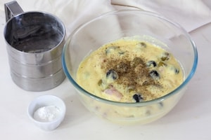 Preparazione Cake alle olive - Fase 4