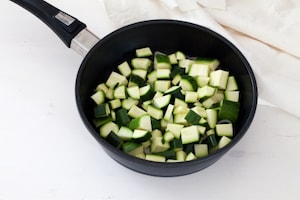 Preparazione Flan di zucchine - Fase 2