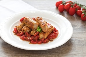 Preparazione Involtini di vitello con mozzarella e pomodorini confit - Fase 5