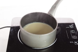 Preparazione Maionese al latte di mandorla - Fase 1