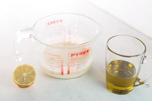 Preparazione Maionese al latte di mandorla - Fase 1