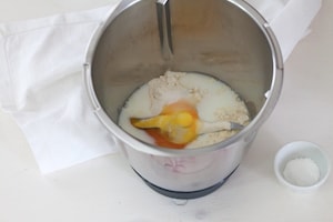 Preparazione Pancake con il Bimby - Fase 1