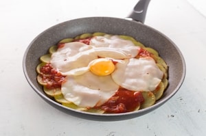 Preparazione Pizza di patate alla Bismarck - Fase 2