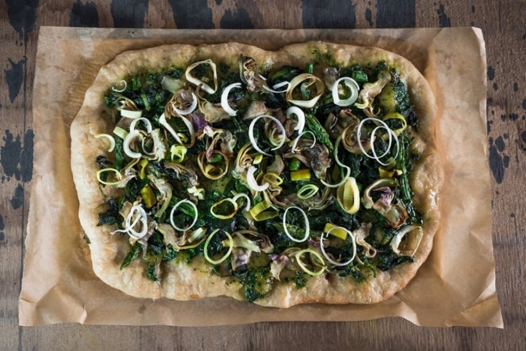 Pizza vegana