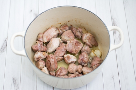 Preparazione Ragù napoletano - Fase 1 Preparazione Ragù napoletano - Fase 1