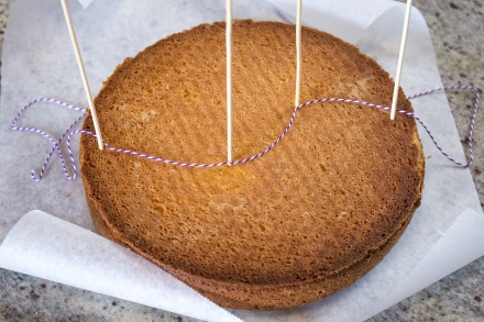 Preparazione Torta baffo - Fase 1 Preparazione Torta baffo - Fase 1
