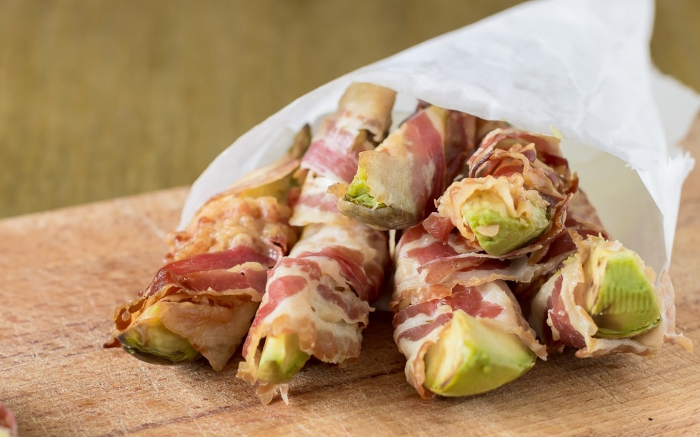 Avocado e pancetta ricetta