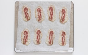 Preparazione Avocado e pancetta - Fase 1