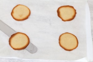 Preparazione Millefoglie di lingue di gatto e crema diplomatica - Fase 2