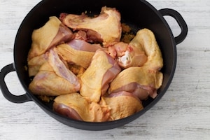 Preparazione Pollo alla campagnola - Fase 1