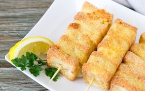 Preparazione Spiedini di mozzarella in carrozza - Fase 3