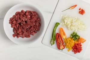 Preparazione Chili con carne - Fase 1