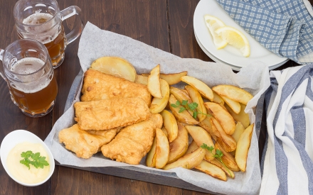 Preparazione Fish and chips - Fase 5 Preparazione Fish and chips - Fase 5