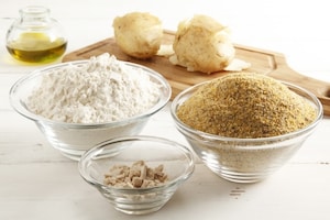 Preparazione Focaccia al mais Corvino - Fase 1