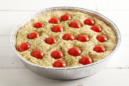 Preparazione Focaccia al mais Corvino - Fase 6 Preparazione Focaccia al mais Corvino - Fase 6