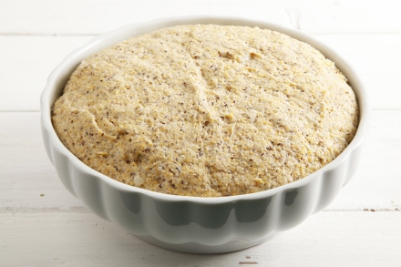 Preparazione Focaccia al mais Corvino - Fase 3 Preparazione Focaccia al mais Corvino - Fase 3