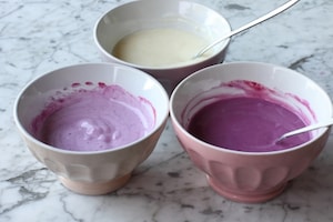 Preparazione Frozen yogurt con mirtilli e pesche - Fase 4