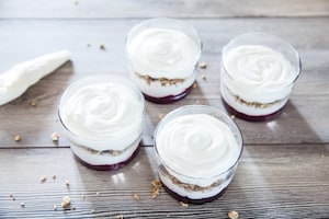 Preparazione Muesli con yogurt greco, lamponi e pistacchi - Fase 4