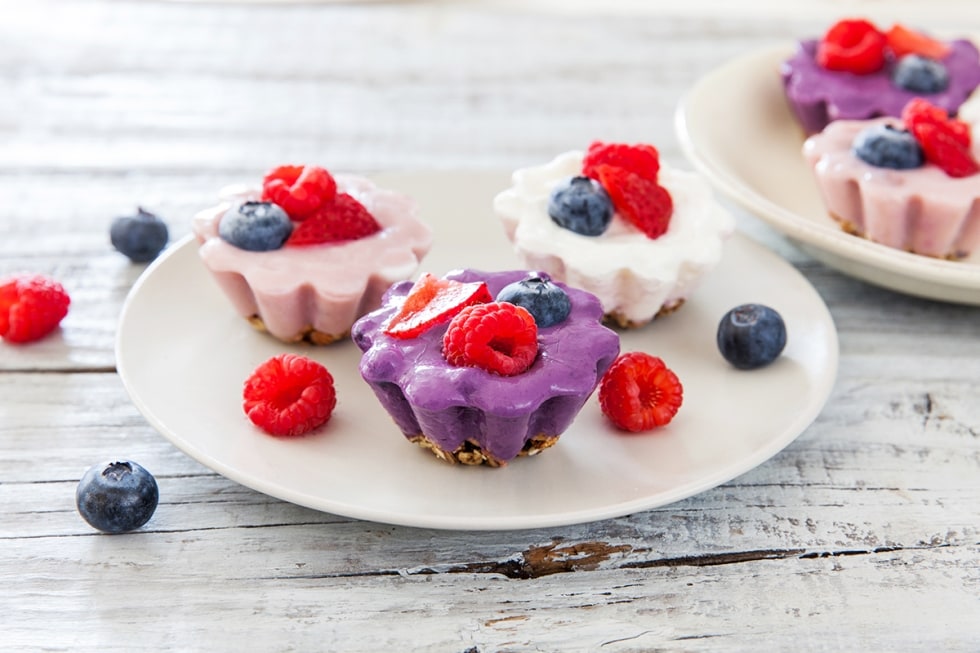 Muffin frozen yogurt ricetta