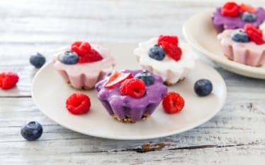 Muffin frozen yogurt
