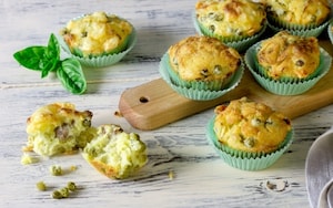 Preparazione Muffin salati piselli e salsiccia - Fase 5